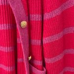Sugar Lips Fuchsia and Lavender Striped Cardigan Photo 3