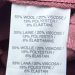 J.Crew  NWT Rose Mauve Minnie Wool Blend Ankle Length Skinny Pants 16‎ Stretch Photo 6