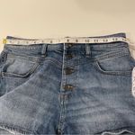 SO  High Rise Curvy Mom Short Denim Blue Women's Shorts size 7/28 Photo 9