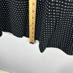 Maeve Dress Women Small Black White Dot Print Short Sleeve Mini Cottagecore Mod Photo 3