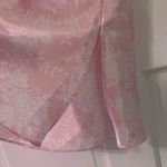 AVON Intimates Vintage Pink Satin Asymmetrical Slip Dress Photo 4