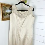 Forever Yours Beaded Gown With Jacket Size 16 MOTB Champagne Size 16 Photo 9
