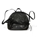 Michael Kors Rhea BLACK PEBBLE Leather Backpack Photo 3