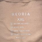 Reoria Long Sleeve Cropped Top in Nude Size XXL Tan Photo 7