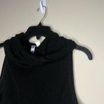 Black cowl neck sleeveless sweater tank Photo 1