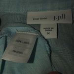 J.Jill  Linen button up tunic oversized shirt blouse size medium Photo 11