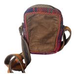 None Artisan Woven Kilim Bag Multi Color Crossbody Adjustable Strap Photo 1