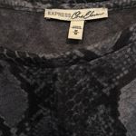 EXPRESS snakeskin print one cold shoulder sweatshirt Photo 3