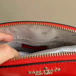 Kate Spade Peyton Dome Crossbody Bag, Medium Saffiano Leather Bag, Gazpacho Red Photo 7