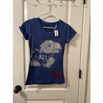 Pressbox Kansas University KU Jayhawks Womens Juniors Short Sleeve T-Shirt Size M Photo 7