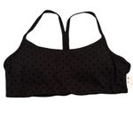 Lululemon Flocked Polka Dot Flow Y SportBra C/D Cup Evolve Size L Photo 2
