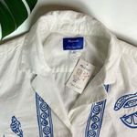 Madewell 🆕 x Lisa Says Gah! NWT Embroidered Button-Front Shirt Photo 6