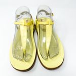 Sam Edelman NEW  Naomi Neon Yellow T-Strap Slingback Sandal, Size 8, MSRP $130 Photo 7