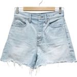 Madewell The Momjean Short in Fitzgerald Wash Light Wash Cutoff Women’s Size 24 Photo 3