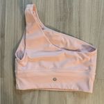 Lululemon Align Asymmetrical Bra – Rare-Meadowsweet Pink – Size 2 Photo 6
