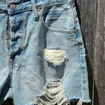 Aeropostale 90s High-Rise Denim Cutoff Shorts Photo 2