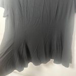 Banana Republic Top Womens Medium Short Sleeve Seams Soft Solid Modal Flare Hem Photo 1