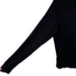 VERO MODA  Black Long Sleeve Hooded Knit Top size Small NWT Drawstring Sweater Photo 3