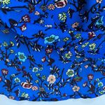 Anthropologie Pleione Bailey Double Pleat Blouse Cornflower Blue Ditsy Floral - XS EUC Photo 8