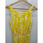 Ann Taylor  Womens Yellow Floral Maxi Dress Size 2 Boho Vaca Summer Cruise Photo 3