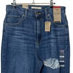 Levi's Medium Wash Destroyed High Waisted Mom Jean Tapered Women’s Size W31 L27 Photo 1