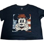 Old Navy NWT -  - Cropped‎ Mickey Americana Tee Photo 0