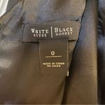 White House | Black Market  Black Ruched Midi Dress Photo 6