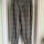 ZARA  women’s Gray Plaid Pants Photo 3