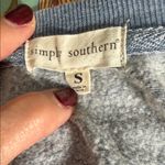 Simply Southern Western Barbie Sweatshirt Blue Pastel Pullover Size Small Photo 1