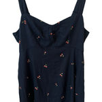 Old Navy  Sundress Womens XL Navy Blue Cherry Casual Pullover Summer Sleeveless Photo 0