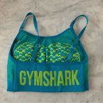 Gymshark  WTFLEX SEAMLESS STRAPPY SPORTS BRA Chevron Blue XS Photo 1