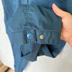 Anthropologie Ellie Cargo Pants Size 8 Jade Blue Utility Stretch Photo 3