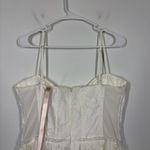 House Of CB NWT Nerissa White Jacquard Corset Mini Dress Size Large Photo 7