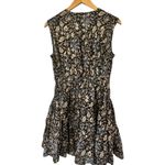 Madewell NWT Gathered Button Front Mini Dress Dark Carob Floral Size Small Photo 4