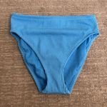 Bleu Rod Beattie Malibu Blue 90's Hi Waist Textured Bikini Bottom Size 4 NWOT Photo 0