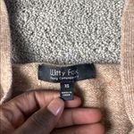 Witty Fox Embroidered Butterfly Tan Two Piece Cropped Cardigan & Top Set SIZE XS Photo 8