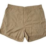 Social Standard nwt size medium Women's Mid Rise Fortune Tencel Short Tan Photo 0