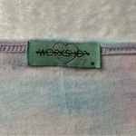 Workshop  Anchor Tie Dye Short Sleeve Crop Top in Pink/Blue/White - Size Medium Photo 2