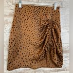 Aritzia Wildred Allusion Cheetah print skirt sz 0 EUC! Like New! Photo 2