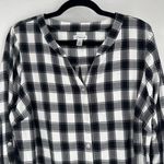 Croft & Barrow Buffalo Plaid Button Down Soft Flannel Shirt Size 1X Gingham Photo 5
