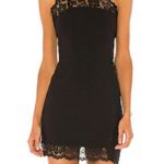 Free People Premonitions Black Lace One Shoulder Slip Bodycon Mini Dress- Size M Photo 0