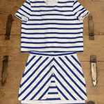 ZARA Woman’s  Trafaluc  Blue and White Striped Skirt  Size Small Photo 3