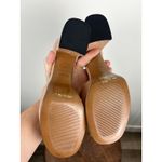 Maje Patent Leather Block Heel Sandals Rhinestone Ankle Strap Rose Blush 40 Photo 7