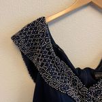 XScape NWT  Beaded Off the Shoulder Column Gown Photo 6