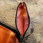 NWOT Lancôme Set of 2 Cosmetic Bags Orange Photo 6