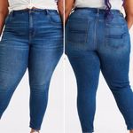 American Eagle  Curvy Super High Rise Jeggings NWOT Blue Size 24 Photo 1