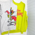 Dr. Seuss Grinch Christmas Sweatshirt Green and Gray Size XXL Photo 7