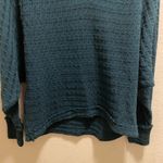 Free People  We The Free Teal Thien's Hacci Sweater Top Size S Photo 6