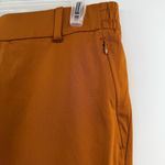Lands' End  Pull On Straight Wide Leg Tech pants women's size Large Petite Rust Photo 2