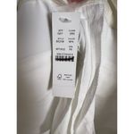 J.Crew Maritime Tapered Ripstop High-Waisted White Cotton Pleated Pants Size 6P Photo 9